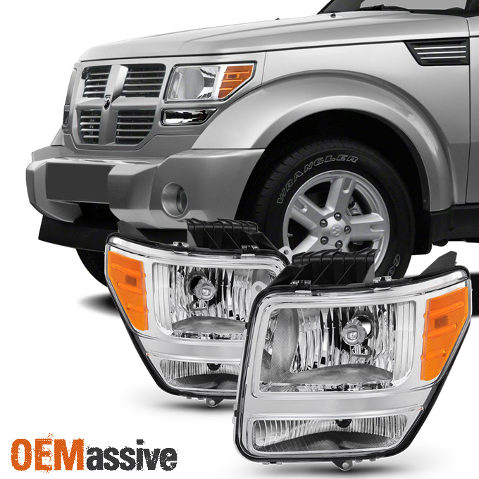 2007 2008 2009 2010 2011 Dodge Nitro Headlights Headlamps Left & Right