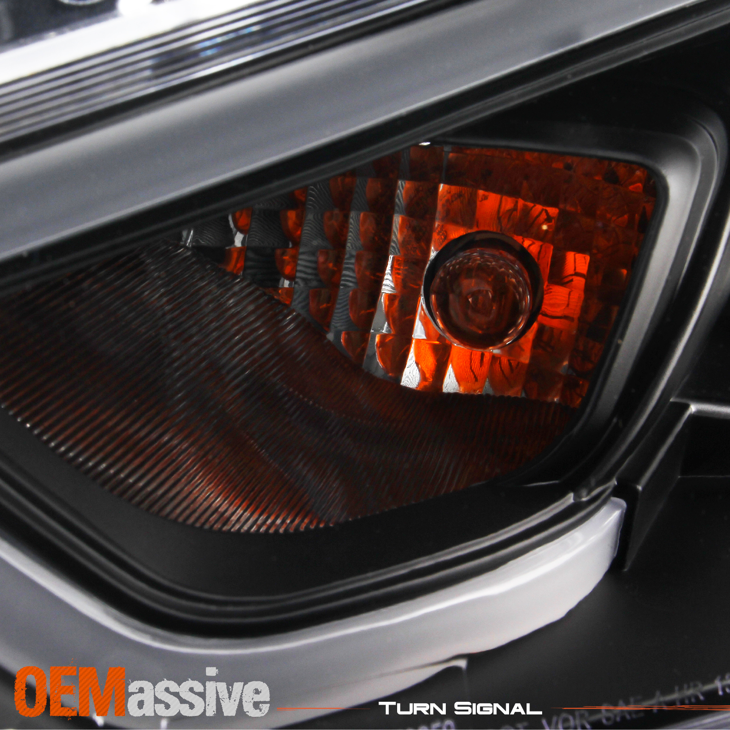 Fit 2013-2015 Dodge Dart Halogen Black Projector Headlight Driver Replacement