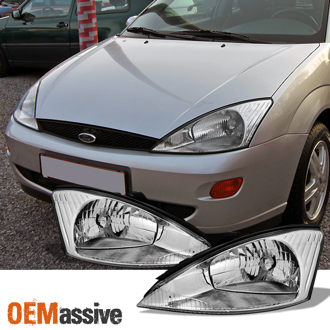 Fit 2000 2001 2002 2003 2004 Ford Focus Lh Rh Side Headlights Replacement Ebay