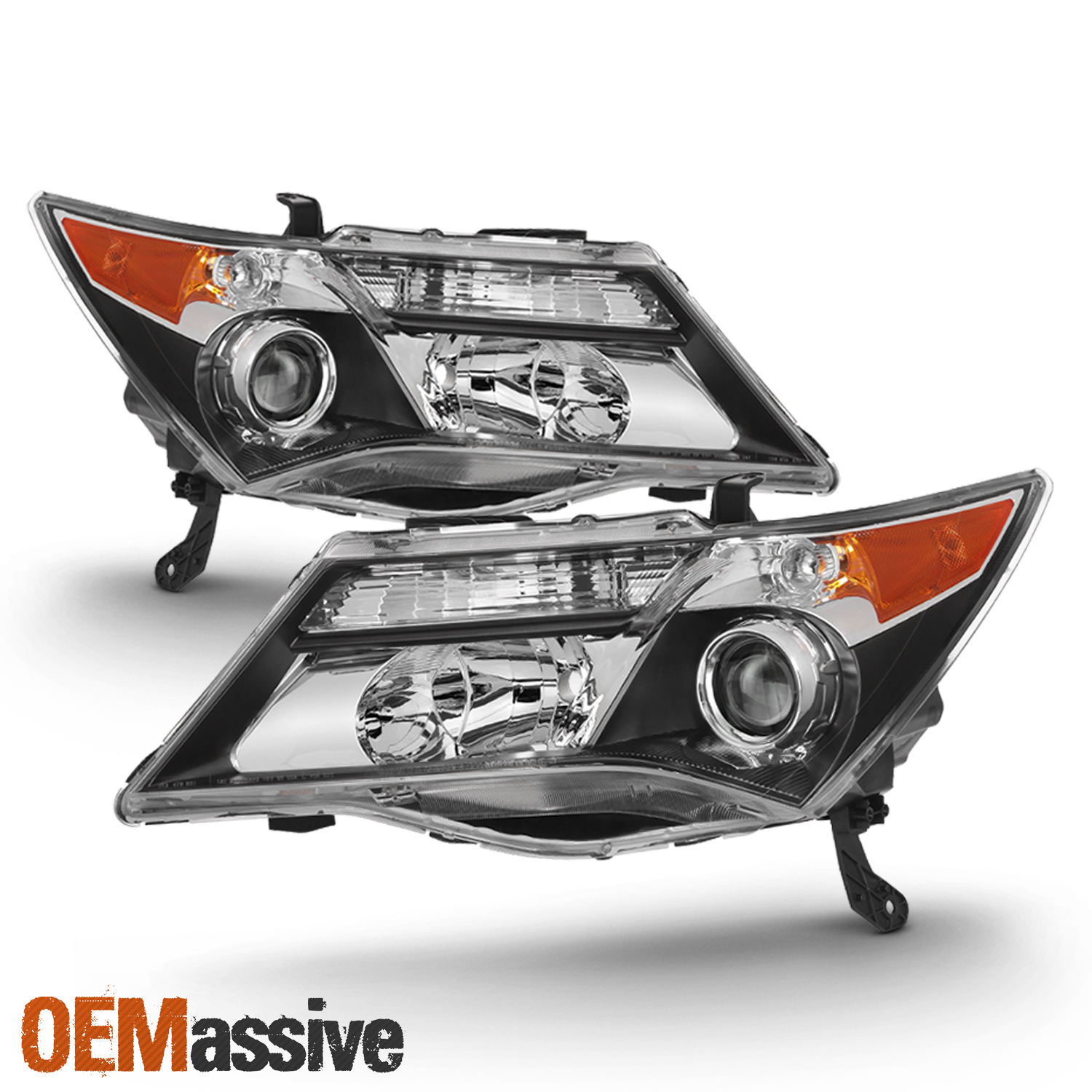For 07 08 09 Acura MDX [HID Style] Headlights Driver+Passenger Side ...