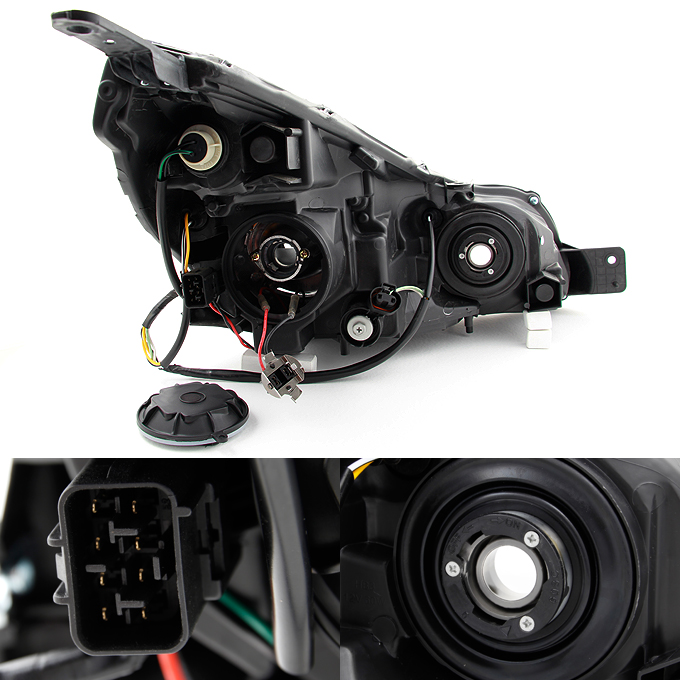 Fit 2010 2011 2012 Subaru Legacy Outback Black Projector ... 2010 subaru legacy headlight diagram 