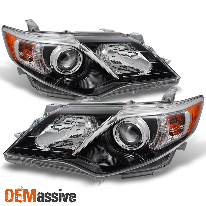 Fits 2012-2014 Camry Headlights Light Lamps Left+Right Replacement 12 ...